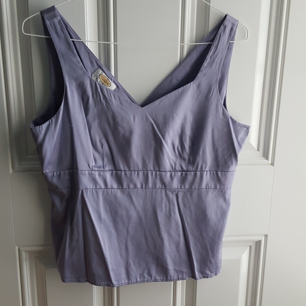 TALBOTS STRETCHABLE SILK TOP - (14P)